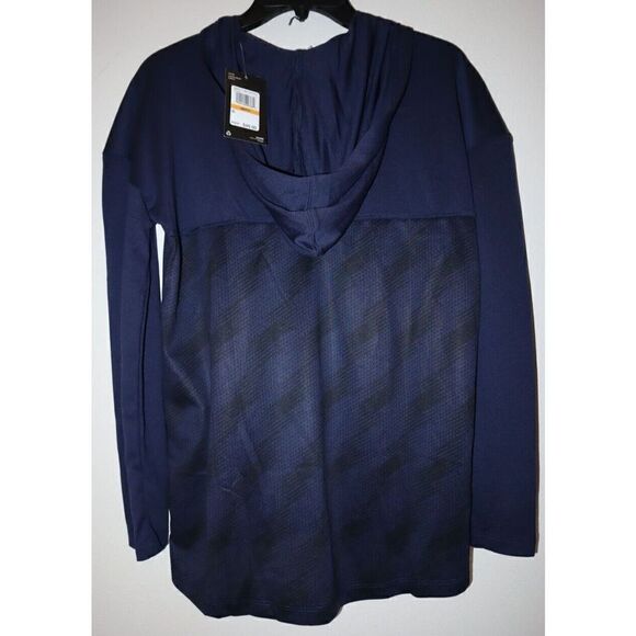 Under Armour 1351230 411 Womens Sz S Academy Blue Locker Emboss 1/4 Zip Pullover - Picture 2 of 7